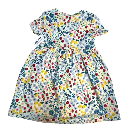 Old Navy Teal Romper and Floral Print Dress, Sz 5 NWT - Picture 2 of 9